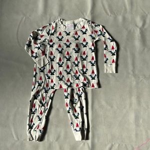 Hanna Anderson Gnome Christmas Holiday Pajamas, Size 3years (90 cm)